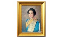 กรอบรูปราชินี-พิมพ์โฟโต้ใส่กรอบสีทอง